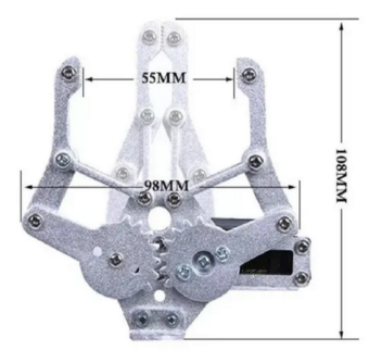 Gripper metálico sin servo garra brazo - Imagen 2