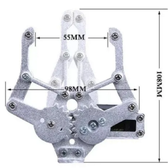 Gripper metálico sin servo garra brazo