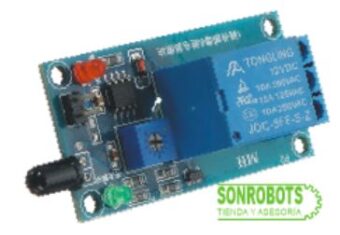 Sensor de Flama Temperatura en módulo relay 12v - Imagen 3