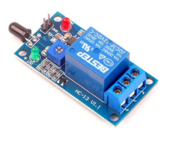 Sensor de Flama Temperatura en módulo relay 12v - Imagen 2