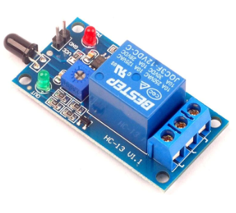 Sensor de Flama Temperatura en módulo relay 12v