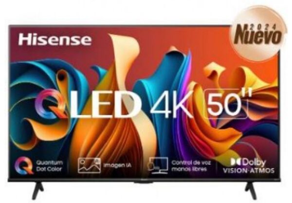 Pantalla HiSense 50" 50QD6N QLED 4K