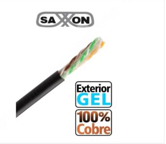 Bobina SAXXON OUTPCAT6GCOPEXT Negro