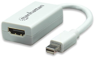 Adaptador Dislplayport a HDMI MANHATTAN 151399 Color blanco