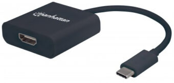 Convertidor USB C a HDMI MANHATTAN 151788 Negro