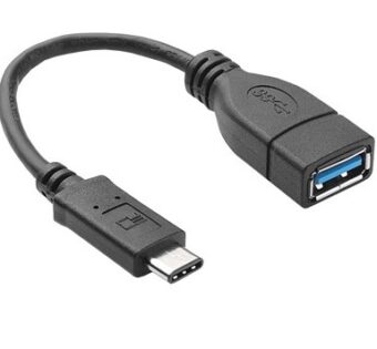 Cable USB V3.0 Tipo C, OTG BROBOTIX 053161 Negro