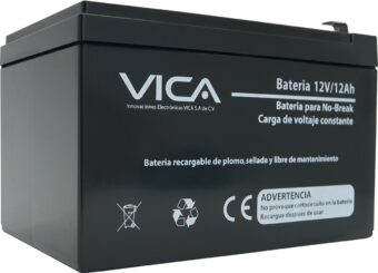 Batería de Reemplazo VICA 12 AH Negro