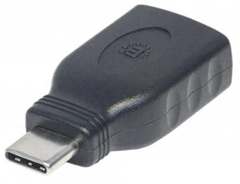 Adaptador USB C MANHATTAN 354646 Negro