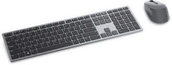 Kit Teclado y Mouse DELL KM7321W 580-AJIY Gris