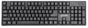 Kit de teclado y mouse  MANHATTAN 178990 7.5 mts