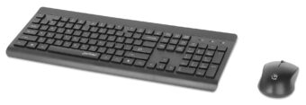 Kit de teclado y mouse INTELLINET 180771 Gris