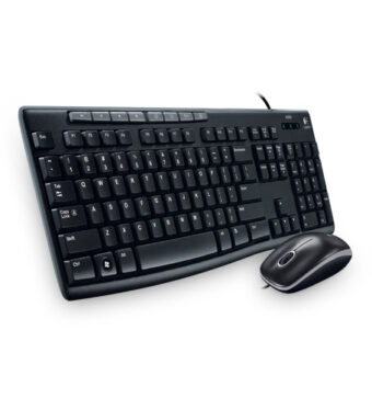 Kit de Teclado y Mouse LOGITECH MK200 920-002716 Negro