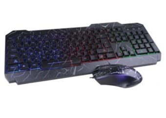 Kit de Teclado y Mouse Naceb Technology Raptor NA-633 Negro