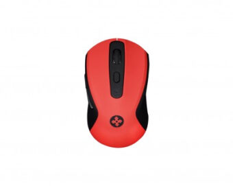 MOUSE INALAMBRICO ROJO Naceb Technology NA-0116R 6 botones