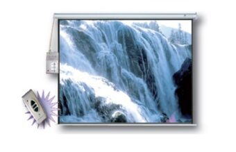 Pantalla de Proyección Multimedia Screens MSE244 MSE-244 Color blanco