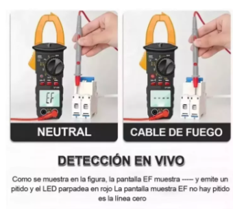 Multímetro Amperímetro de Gancho ST180 - Imagen 2