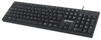 Teclado MANHATTAN 179324 Negro