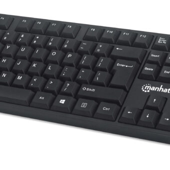 Teclado MANHATTAN 179324 Negro