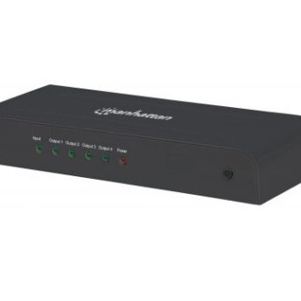Video Splitter MANHATTAN 207515 Negro