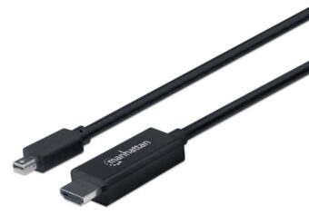 Cable Mini DisplayPort a HDMI MANHATTAN 153232 Negro