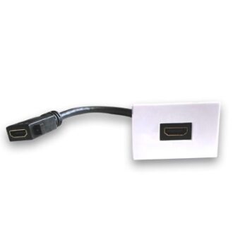 Inserto HDMI BROBOTIX 938917 Color blanco