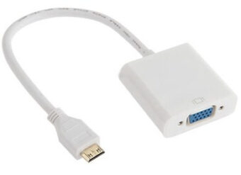 Convertidor  HDMI a VGA BROBOTIX 110977 Color blanco