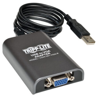 Adaptador USB TRIPP-LITE U244-001-VGA-R Negro