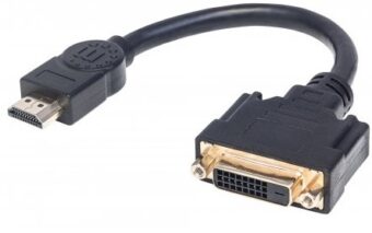 Adaptador HDMI MANHATTAN 354592 Negro