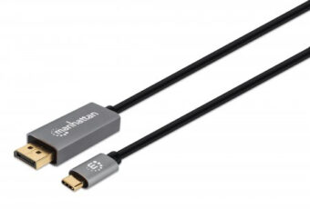 Cable USB-C a DisplayPort M  MANHATTAN 354844  Negro