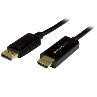 Cable Convertidor DisplayPort a HDMI StarTech.com DP2HDMM2MB Negro