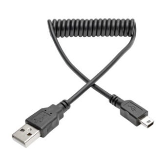 Cable Espiral USB 2.0 TRIPP-LITE U030-006-COIL Negro