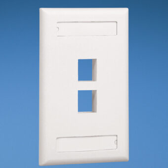 Conector 2 Puertos PANDUIT NK2FIWY Color blanco