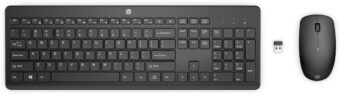 Teclado y Mouse Inalámbrico HP HP 235 1Y4D0AA#ABM Negro