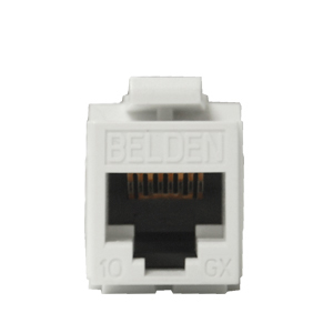 Conector Jack RJ45 CAT6A BELDEN AX102282 Blanco