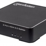 Splitter HDMI 4K  MANHATTAN De 2 puertos 207591 Negro