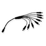 Distribuidor Pulpo 1 a 8 Canales ENSON ENS-DC18 Negro