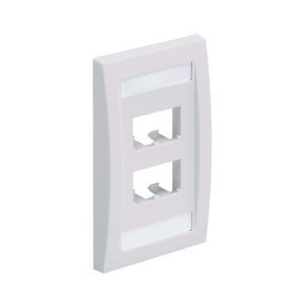 Placa Ejecutiva PANDUIT CFPE4WHY Color blanco