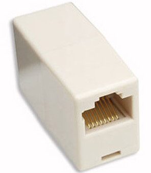 Cople RJ45 BROBOTIX 000153 Color blanco