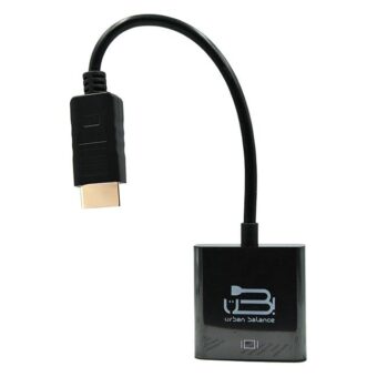 Adaptadores HDMI URBAN BALANCE VGA A HDMI - UB Negro