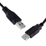 Cable Extensión GETTTECH JL-3520 USB 2.0 A Macho a Tipo USB A - B JL-3520 Negro