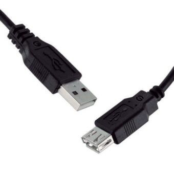 Cable Extensión GETTTECH JL-3520 USB 2.0 A Macho a Tipo USB A - B JL-3520 Negro