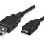 Cable USB a Micro B MANHATTAN 307161 Negro