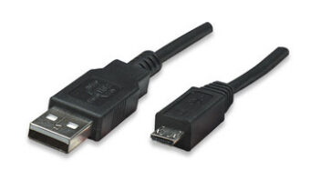 Cable USB a Micro B MANHATTAN 307161 Negro