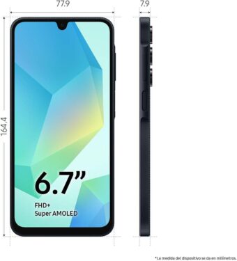 Celulares SAMSUNG SAMSUNG A16 128GB NEGRO SM-A166UZKAXAA NEG-AZ 4 GB