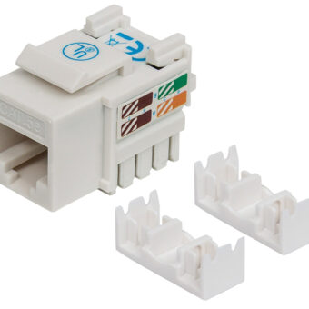 Keystone Jack CAT5E INTELLINET 210355 Color blanco