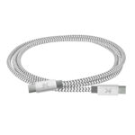 Cable USB Tipo C a USB Tipo C  PERFECT CHOICE PC-101697 Plata