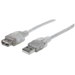 Cable USB MANHATTAN 340502 Transparente