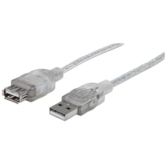 Cable USB MANHATTAN 340502 Transparente