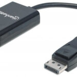 Adaptador Displayport a VGA MANHATTAN 151962 Negro