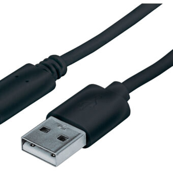 Cable USB MANHATTAN 353298 Negro